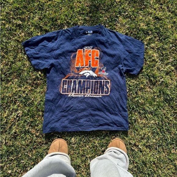 Y2K Denver Broncos NFL Champion Tee NWOT - Picture 1 of 3